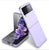 Mobizang Ultra Thin Back Case for Samsung Galaxy Z Flip 3, Full Body Protection Hard Back Cover, Purple