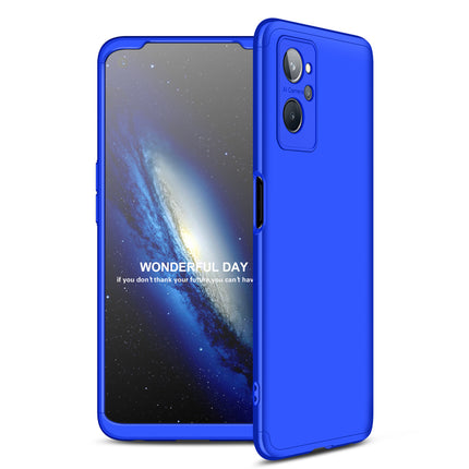 Double Dip Full 360 Protection Back Case Cover for Realme 9i (Blue)