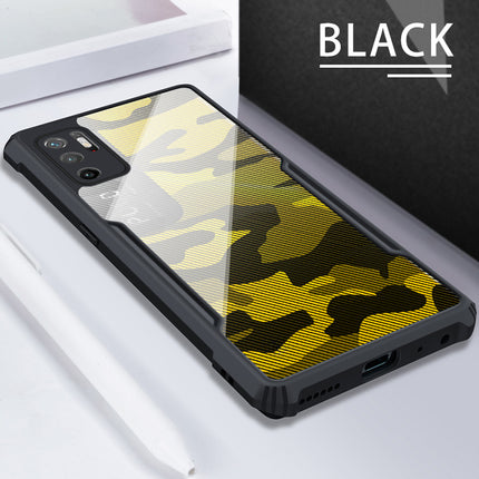 Beetle Camouflage for Poco M3 PRO / Redmi Note 10T 5G Back Case, [Military Grade Protection] Shock Proof Slim Hybrid Bumper Cover (Black)