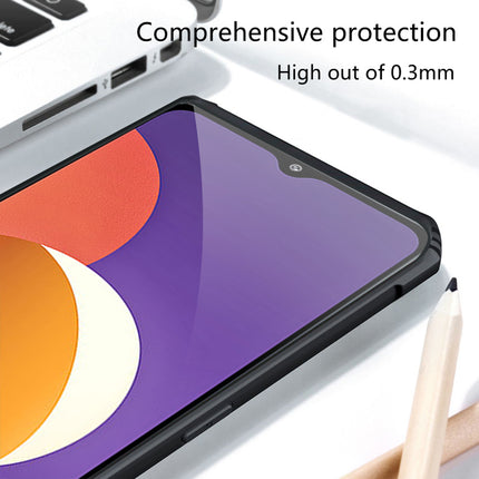 Beetle for Samsung Galaxy A12 / M12 / F12 Back Case, [Military Grade Protection] Shock Proof Slim Hybrid Bumper Cover (Black)