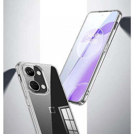 Mobizang Shield Clear Acrylic Back Shock Proof Case Cover for OnePlus Nord 3 (Transparent)