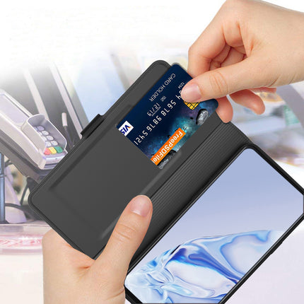 Noble Slim Flip Cover for Samsung Galaxy A53 (5G) , Magnetic and Card Holder Stand Leather Flip Wallet Case (Black)
