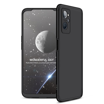 Double Dip Full 360 Protection Back Case Cover for Realme 9i (Black)
