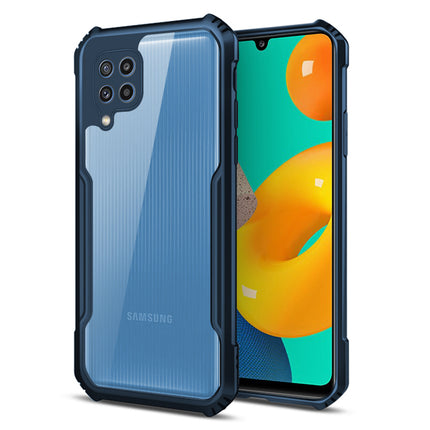 Beetle for Samsung Galaxy A22 (4G) Back Case, [Military Grade Protection] Shock Proof Slim Hybrid Bumper Cover (Blue)