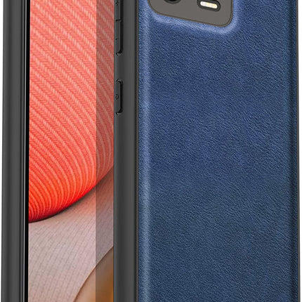 Mobizang Tux Back Case for Xioami 13 Pro (5G) | Slim Leather Shockproof Camera Protection Back Cover (Blue)