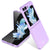 Mobizang Ultra Thin Back Case for Samsung Galaxy Z Flip 5 | Full Body Protection Hard Back Cover , Purple