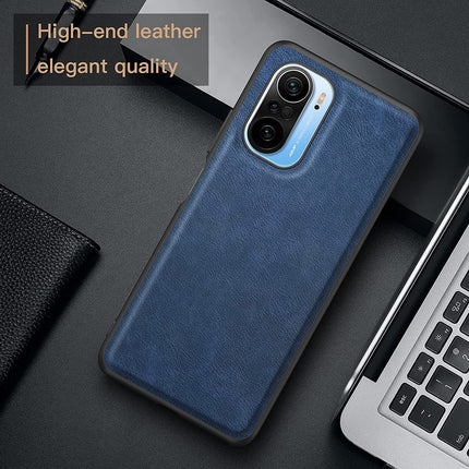 Tux Back Case for Mi 11X / Mi 11X PRO , Slim Leather Case with Soft Edge Shockproof Back Cover (Blue)