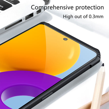 Beetle Camouflage for Samsung Galaxy M52 (5G) Back Case, [Military Grade Protection] Shock Proof Slim Hybrid Bumper Cover (Black)