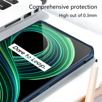 Beetle Camouflage for Realme 8 (5G) Back Case, [Military Grade Protection] Shock Proof Slim Hybrid Bumper Cover (Blue)