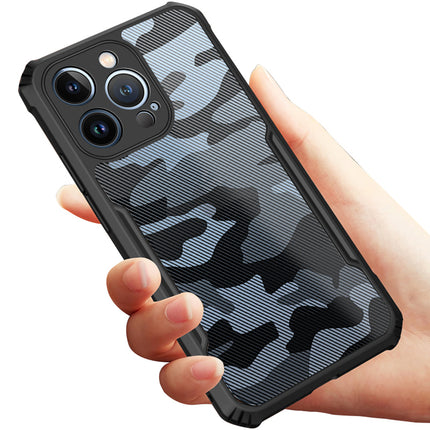 Beetle Camouflage for Apple iPhone 13 Pro Max Back Case, [Military Grade Protection] Shock Proof Slim Hybrid Bumper Cover (Black)
