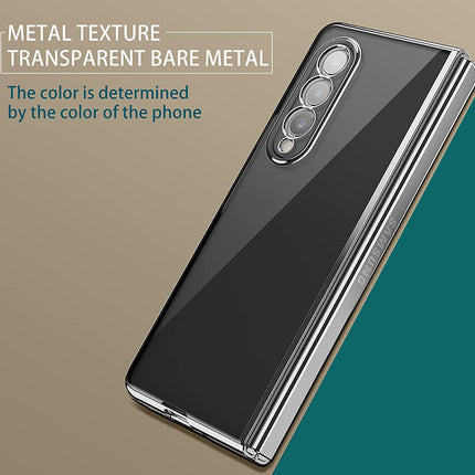 Phantom Ultra Thin Back Case for Samsung Galaxy Z Fold3 , Full Body Protection Back Cover , Silver