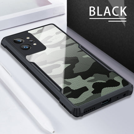 Beetle Camouflage for Realme GT 2 PRO Back Case, [Military Grade] Shockproof Slim Cover (Black)