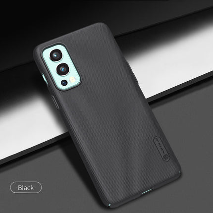 Nillkin Super Frosted Shield Hard Back Cover Case for Oneplus Nord 2 (5G) (Black)