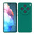 Mobizang Matte Protective Lens Flexible Back Cover for Vivo X100 Pro | Slim Silicone with Soft Lining Shockproof Full Body Bumper Case (Green)