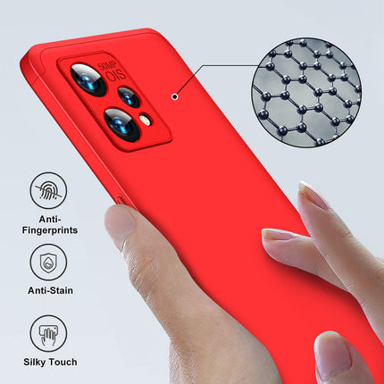 Double Dip Full 360 Protection Back Case Cover for Realme 9 PRO PLUS (Red)