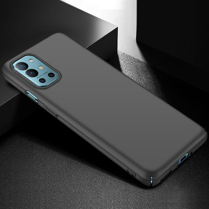 Silk Smooth Finish [Full Coverage] All Sides Protection Slim Back Cover For OnePlus 9R / One Plus 9R (Black)