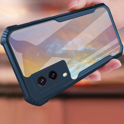 Beetle for Vivo V21E (5G) Back Case , [Military Grade Protection] Shock Proof Slim Hybrid Bumper Cover (Blue)