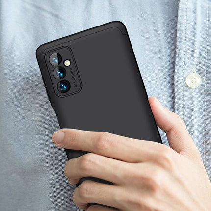 Double Dip Full 360 Protection Back Case Cover for Samsung Galaxy M52 (Black)