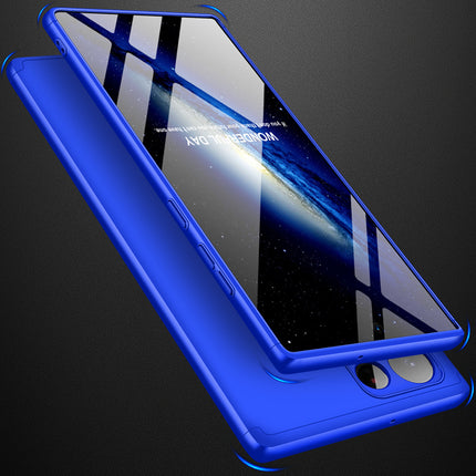 Double Dip Full 360 Protection Back Case Cover for Samsung Galaxy S22 Ultra (Blue)