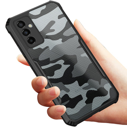 Beetle Camouflage for Samsung Galaxy F23/M23 Back Case, [Military Grade] Shockproof Slim Hybrid Cover (Black)