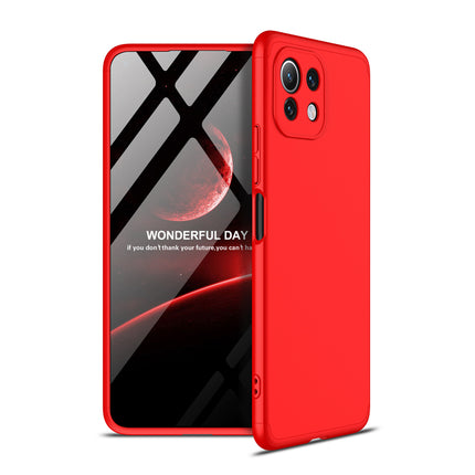 Double Dip Full 360 Protection Back Case Cover for Xiaomi Mi 11 Lite (Red)