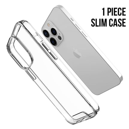 Space Case for Apple iPhone 13 PRO MAX (6.7) Back Cover, [Military Grade Protection] Shock Proof Acrylic Back Slim Hybrid Bumper Cover