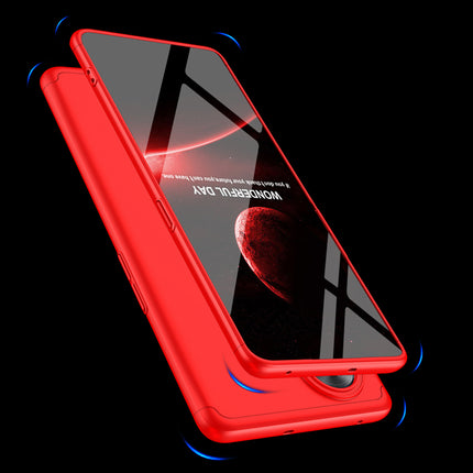 Mobizang Double Dip Full 360 Protection Back Case Cover for Oppo Reno 8T (5G) (Red)