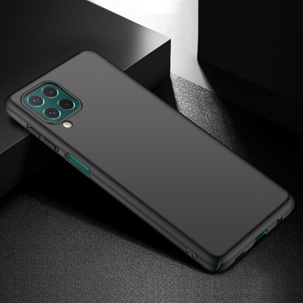 Silk Smooth Finish [Full Coverage] All Sides Protection Slim Back Cover For Samsung Galaxy F62 (Black)
