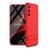 Mobizang Double Dip Full 360 Protection Back Case Cover for Samsung Galaxy A34 (Red)