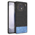 Mobizang Soft Fabric & Leather Hybrid for Vivo X90 (5G) Back Cover | Shockproof Hybrid Slim Hard Anti Slip Back Case (Black, Blue)