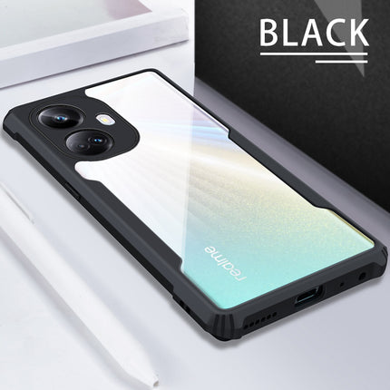 Mobizang Beetle for Realme 10 Pro Plus Back Case | [Military Grade Protection] Shock Proof Slim Hybrid Bumper Cover (Black)