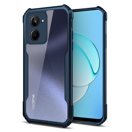 Mobizang Beetle for Realme 10 Pro Back Case | [Military Grade Protection] Shock Proof Slim Hybrid Bumper Cover (Blue)