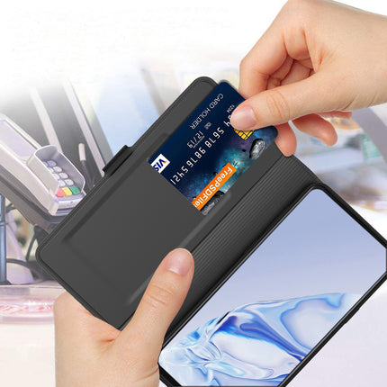 Mobizang Noble Slim Magnetic Leather Flip Case Cover for Samsung Galaxy A33 (5G) (Black)