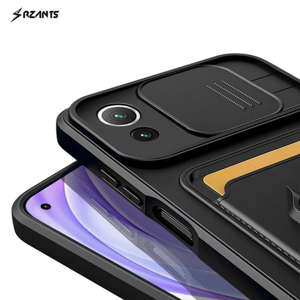 Mobizang Bisen Back Cover for Xiaomi Mi 11 Lite , Shockproof Slim Bumper Back Case (Black)