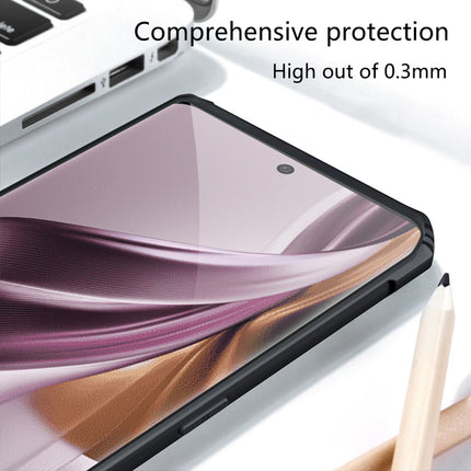 Mobizang Beetle Back Cover for Oppo Reno 10 Pro Plus | [Military Grade Protection] Shock Proof Slim Hybrid Bumper Case (Black)