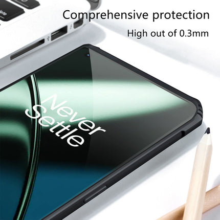 Mobizang Beetle Camouflage for Oneplus 11R Back Case | [Military Grade Protection] Shock Proof Slim Hybrid Bumper Cover (Black)