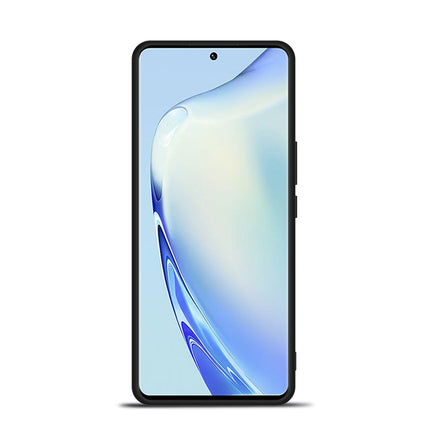 Mobizang Razor Wallet Back Case for Vivo V27 (5G) / Vivo V27 PRO (5G) | Slim PU Leather & Fabric Cover with Inbuilt Card Pocket (Grey)