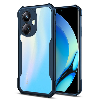 Mobizang Beetle for Realme 10 Pro Plus Back Case | [Military Grade Protection] Shock Proof Slim Hybrid Bumper Cover (Blue)