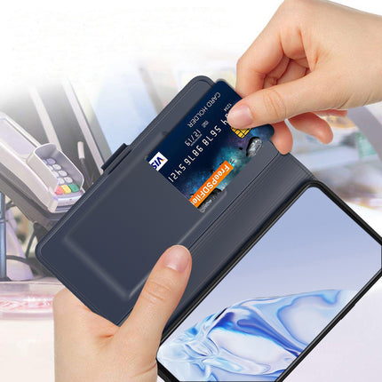 Mobizang Noble Slim Magnetic Leather Flip Case Cover for Samsung Galaxy A33 (5G) (Blue)
