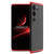 Mobizang Double Dip Full 360 Protection Back Case Cover With Stand for Vivo V29 (5G) / Vivo V29 Pro (5G) (Red::Black)