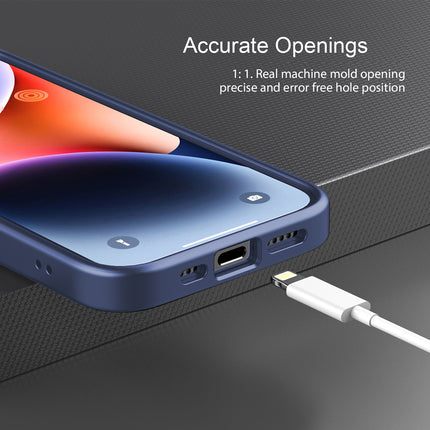 Mobizang Hawkeye Clear Back Cover for Apple iPhone 15 Pro Max | Camera Lens Protector Shockproof Slim Clear Case Cover (Blue)