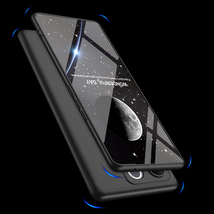 Mobizang Double Dip Full 360 Protection Back Case Cover for Vivo V27/ V27 Pro (5G) (Black)