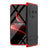 Mobizang Double Dip Full 360 Protection Back Case Cover With Stand for Realme 11 Pro / 11 Pro Plus (Red::Black)