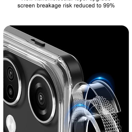 Mobizang Shield Clear Acrylic Back Shock Proof Case Cover for OnePlus Nord 3 (Transparent)