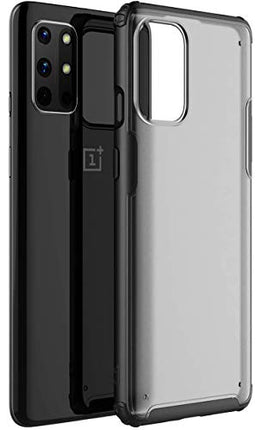 Shield Frosted Acrylic Back Shock Proof Case Cover for OnePlus 8T / One Plus 8T (Black)