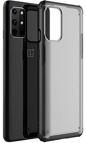 Shield Frosted Acrylic Back Shock Proof Case Cover for OnePlus 8T / One Plus 8T (Black)