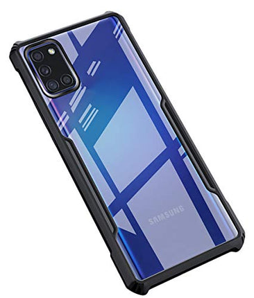 Beetle for Samsung Galaxy M51 Back Case, [Military Grade Protection] Shock Proof Slim Hybrid Bumper Cover (Black)