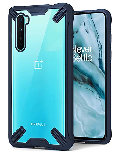 Rzants Armor for Oneplus Nord/One Plus Nord Back Case, [Military Grade Protection] Shock Proof Slim Hybrid Bumper Cover - Blue