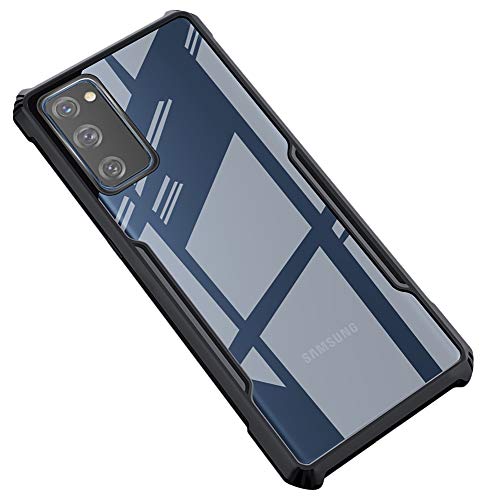 Beetle for Samsung Galaxy S20 FE Back Case, [Military Grade Protection] Shock Proof Slim Hybrid Bumper Back Cover (Black)