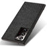 Soft Full Fabric Protective Back Case Cover for Samsung Galaxy Note 20 Ultra - Black